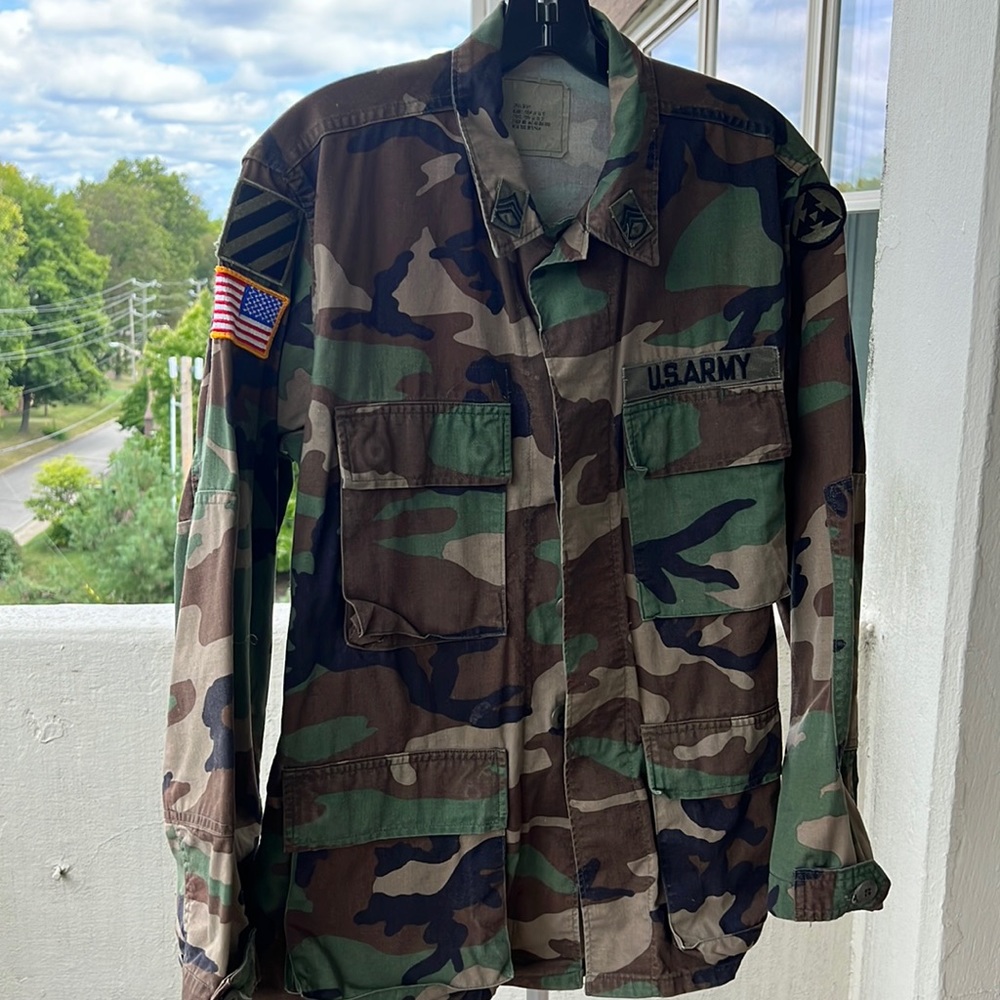 Vintage Army Camo Jacket